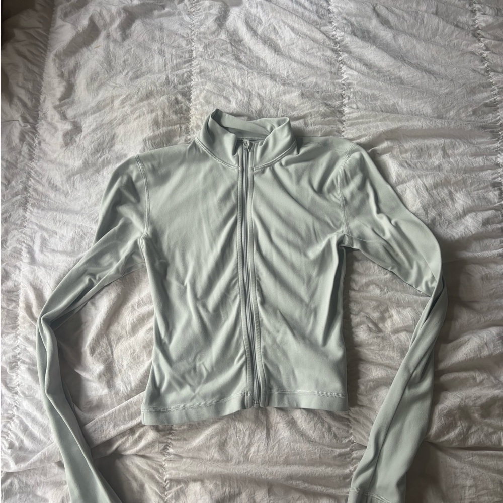 TNA/ Artizia Light Green Zip-Up Jacket